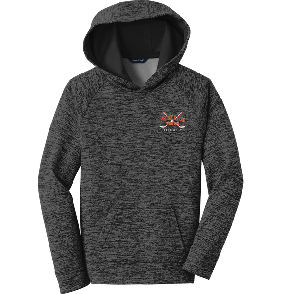 PYH Youth PosiCharge Electric Heather Fleece Hooded Pullover